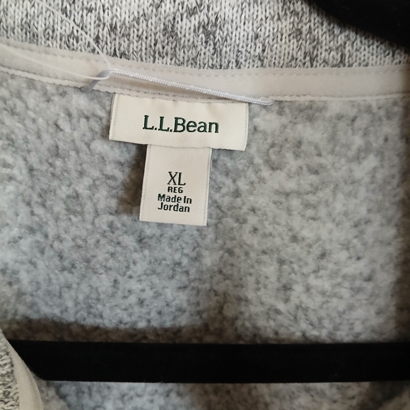 LL Bean Women's Fleece Pullover Sweater XL NWT Cozy Outdoor Warm Quarter Zip - Picture 5 of 8